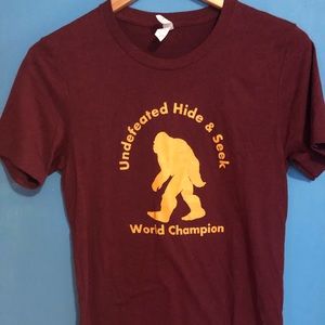 Fun Bigfoot tshirt